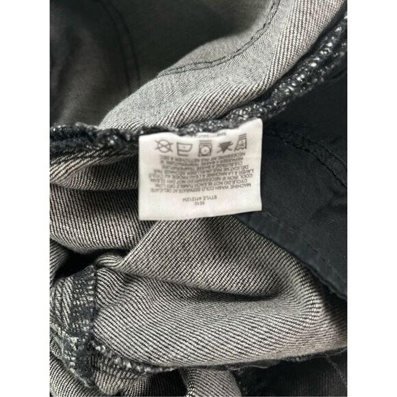 Tory Burch Ivy Super Skinny 5 Pocket Charcoal Jeans Back Pocket Logo Size 26 - Picture 10 of 10